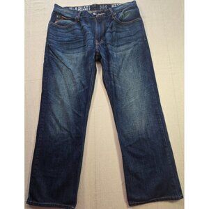 Ariat M4 Jeans Men’s 35x30 Low Rise Bootcut Dark Wash Western Cowboy